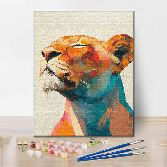 Barevná óda na divočinu - Malování podle čísel