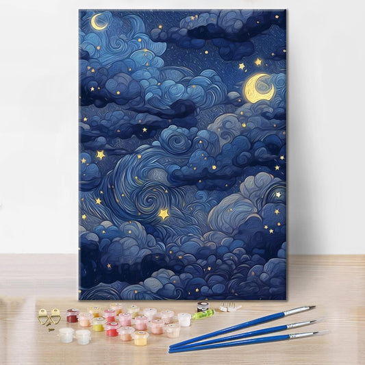 Bezešvý vzor - Malování podle čísel