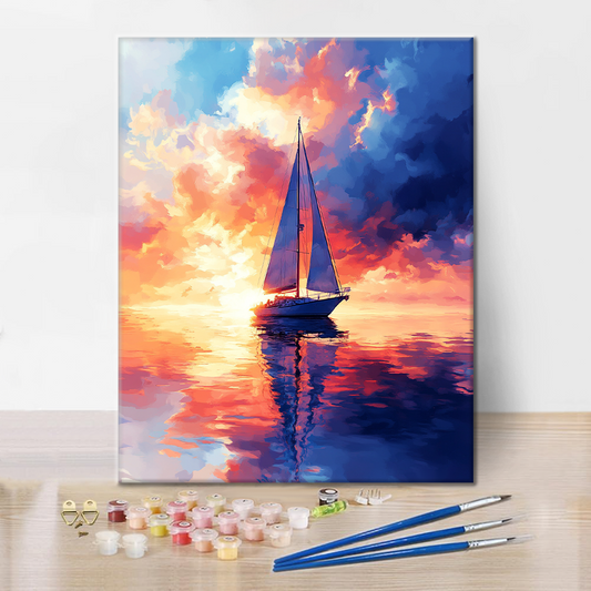 Plachetnice - Malování podle čísel