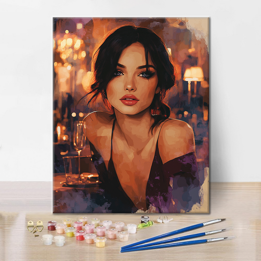 Elegance v noci - Malování podle čísel