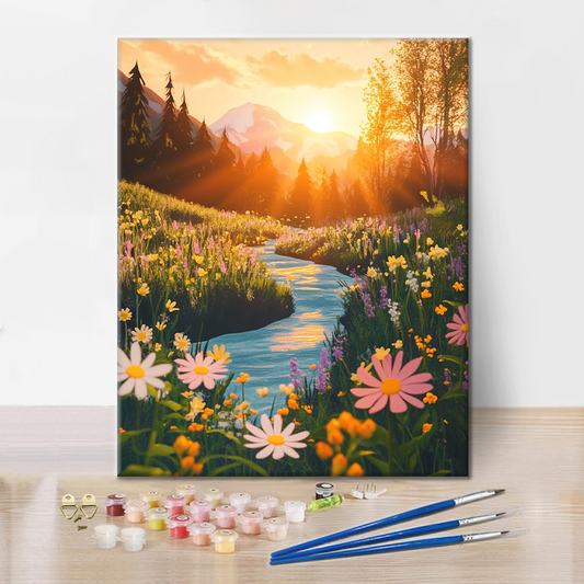 Sunset Valley - Malování podle čísel