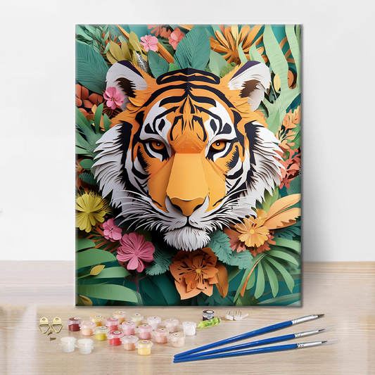 Tygří květ - Malování podle čísel