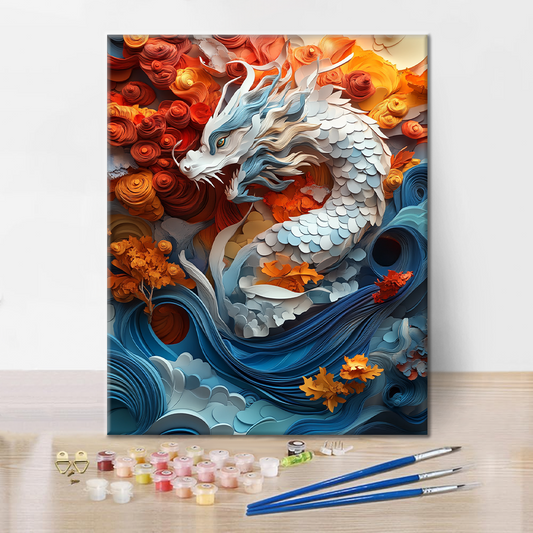 Dračí zeď - Malování podle čísel