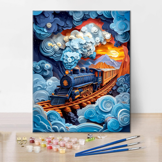 Prorážení mraků - Malování podle čísel