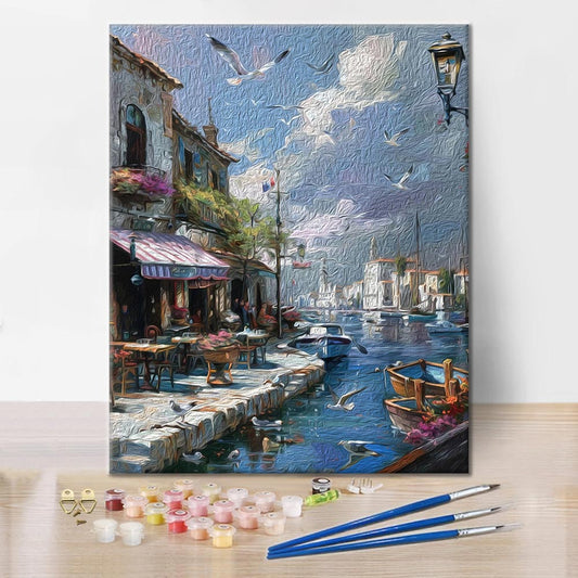 Nábřežní roh - Malování podle čísel