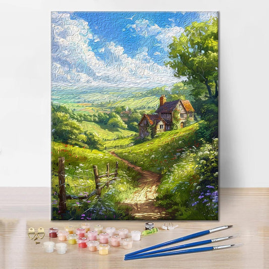 Život na vesnici - Malování podle čísel