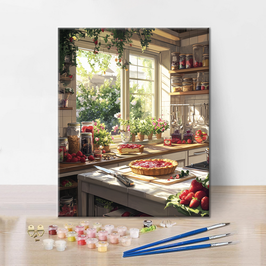 Dezertní kuchyně - Malování podle čísel