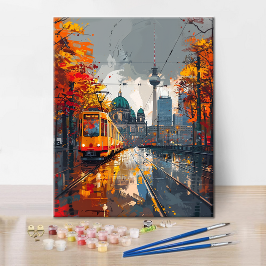 Berlín - Malování podle čísel