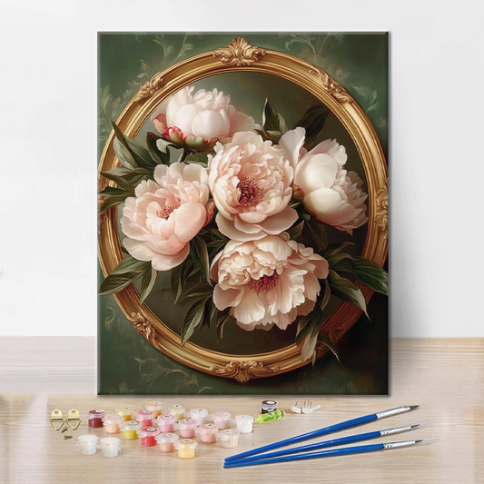 Květoucí větve - Malování podle čísel