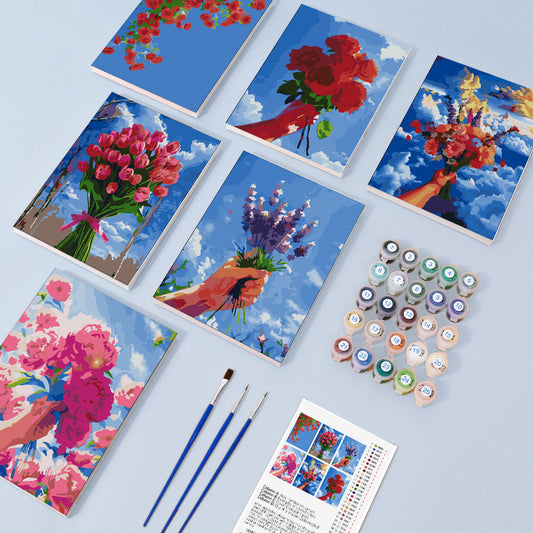 Rozkvetlé Nebe – Malování podle čísel