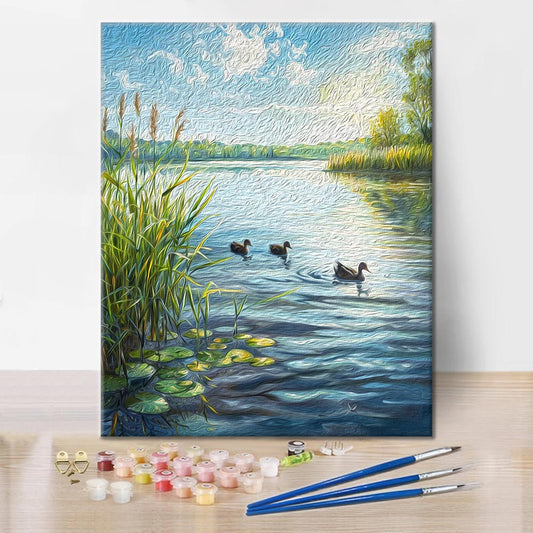 Teal - Malování podle čísel