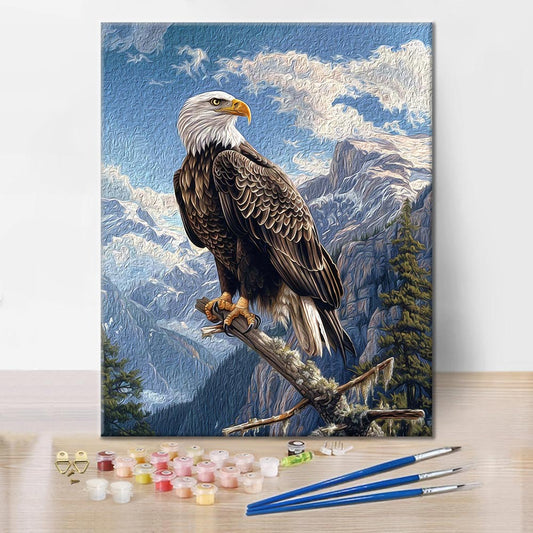 Orel bělohlavý - Malování podle čísel