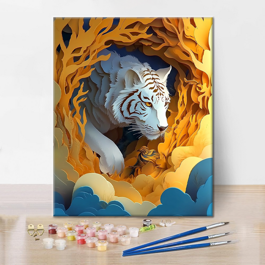 Strážce tygra - Malování podle čísel