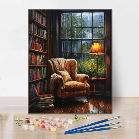 Vintage studie - Malování podle čísel