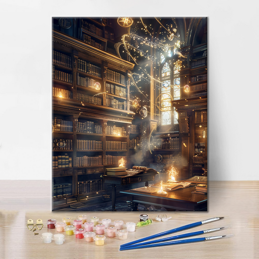 Magická knihovna - Malování podle čísel