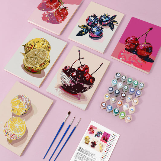 Zářící Ovoce – Malování podle čísel