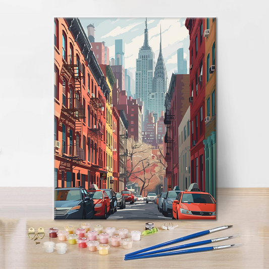 New York - Malování podle čísel
