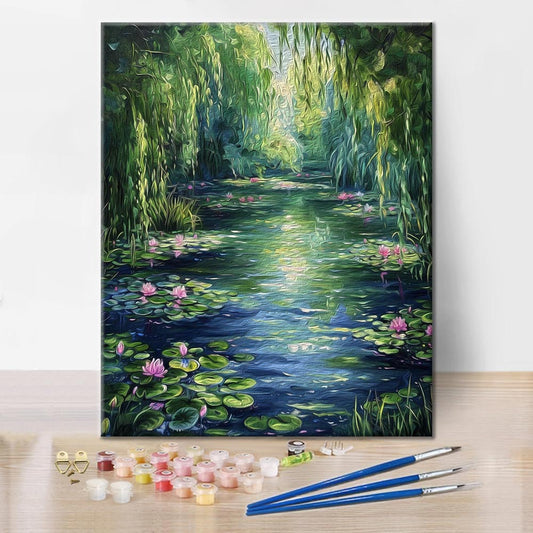 Leknín - Malování podle čísel