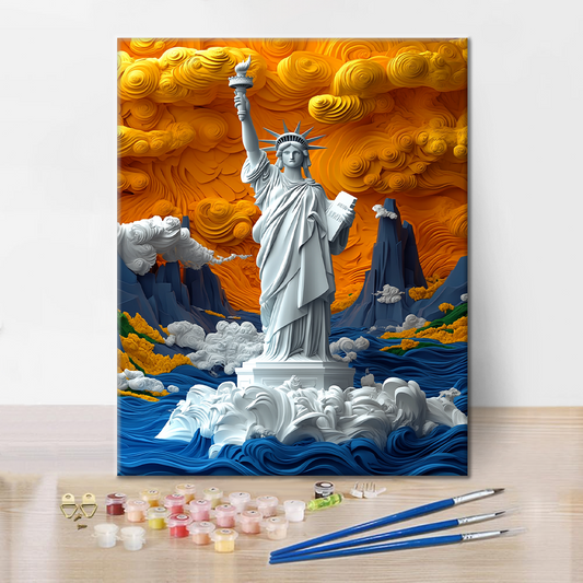 Milost Sochy Svobody - Malování podle čísel