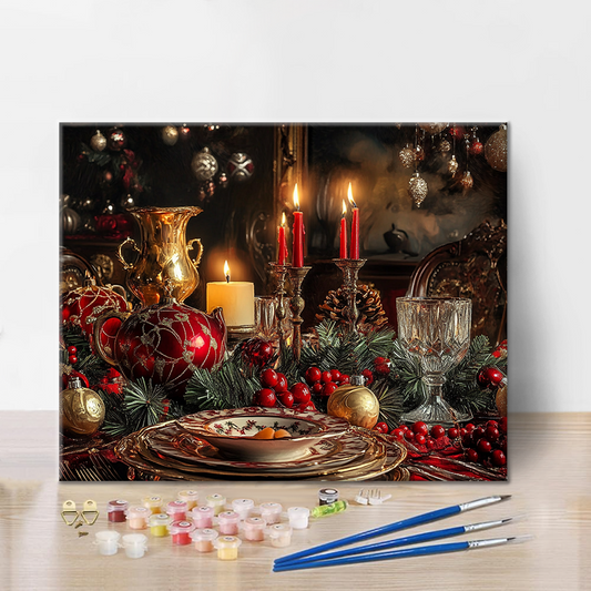 Sváteční hostina - Malování podle čísel