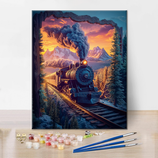 Skrz čas a prostor - Malování podle čísel