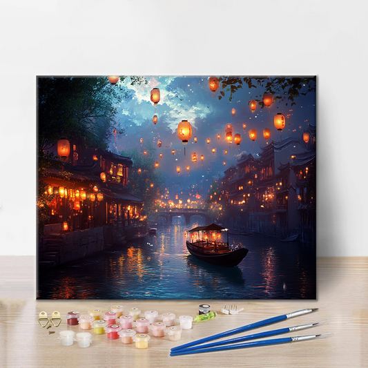 Orientální Město - Malování podle čísel