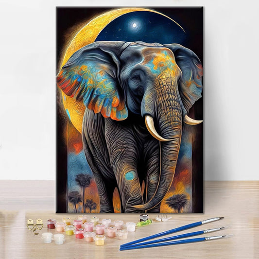 Prostě milujte slony - Malování podle čísel