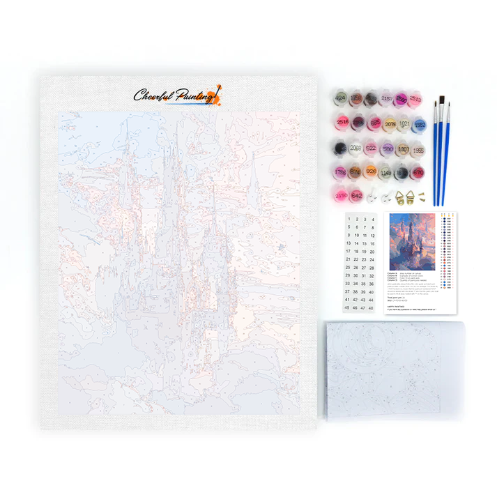Mystické město - Malování podle čísel