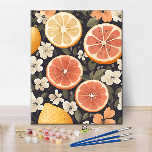 Vůně Citronu - Malování podle Čísel