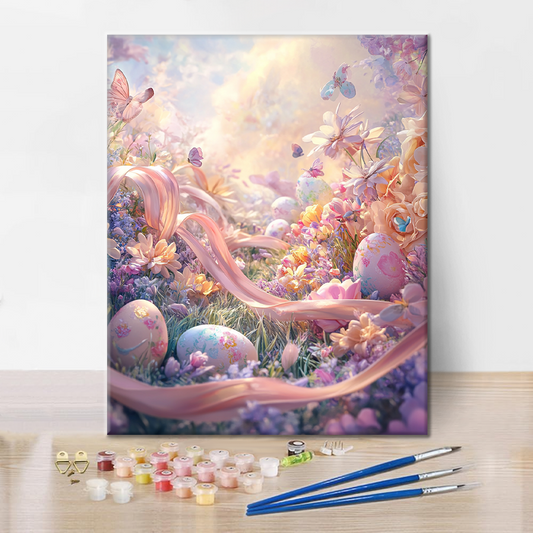 Pastelové Velikonoční Potěšení - Malování podle Čísel