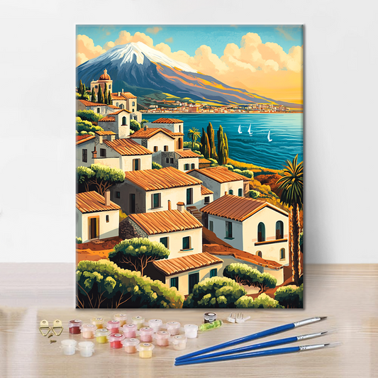 Sicílie - Malování podle Čísel
