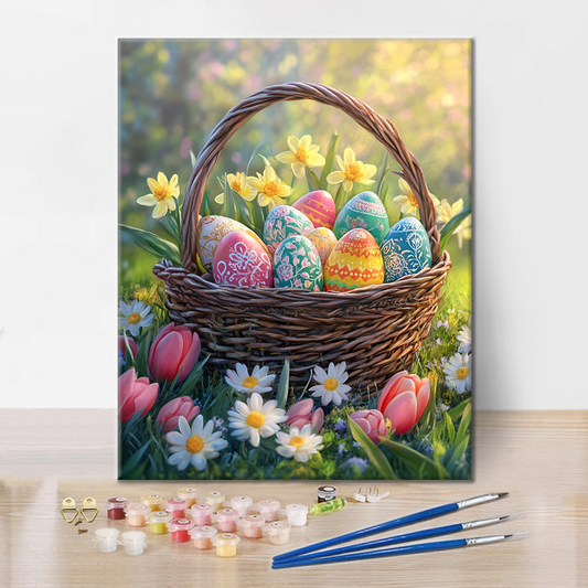 Radost Jarní Zahrady - Malování podle Čísel