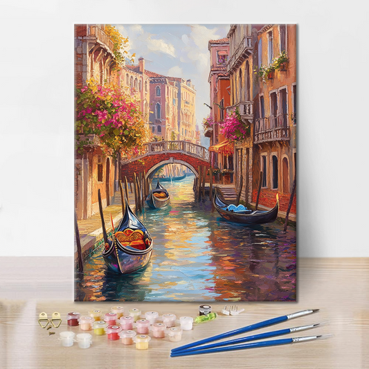 Benátské Kanály - Malování podle Čísel