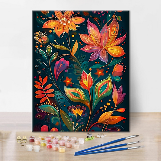 Totémový Květ - Malování podle Čísel