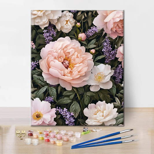 Květinová symfonie – Malování podle čísel