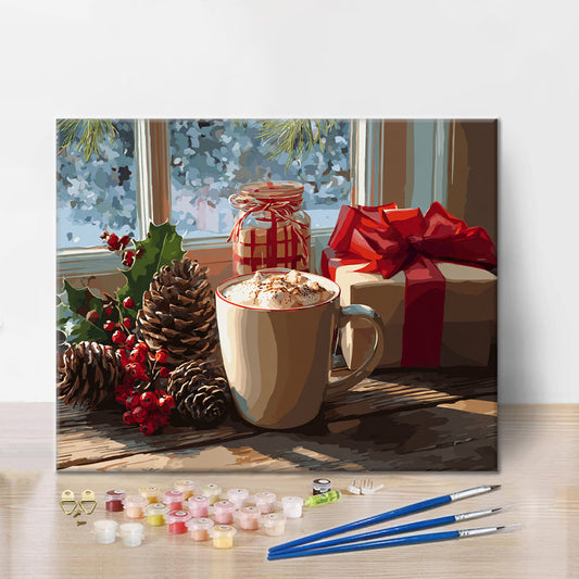 Útulné ráno – Malování podle čísel