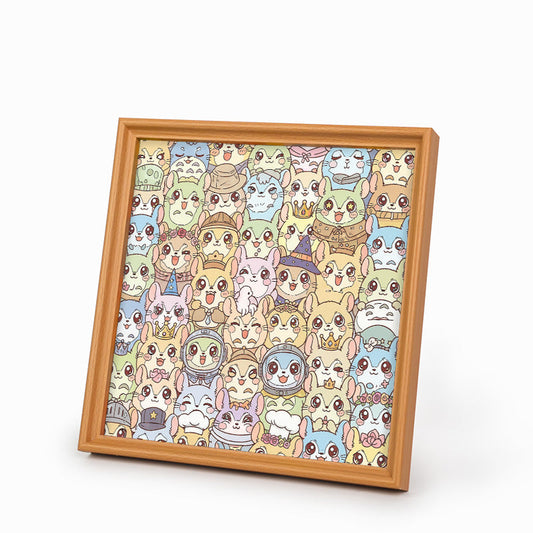 Činčila - Dřevěné omalovánky