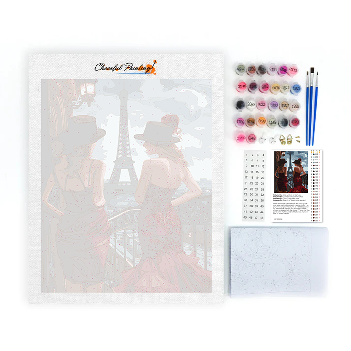 Parisienne - Malování podle čísel