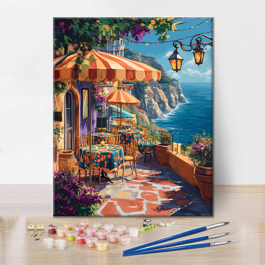 Káva na Útesu - Malování podle Čísel