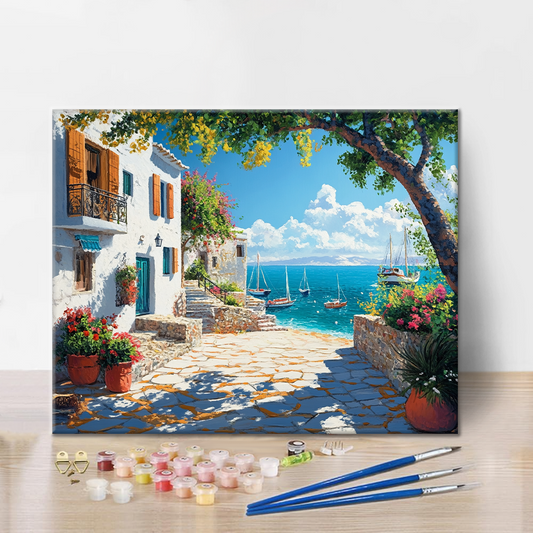 Pobřežní Blaženost - Malování podle Čísel