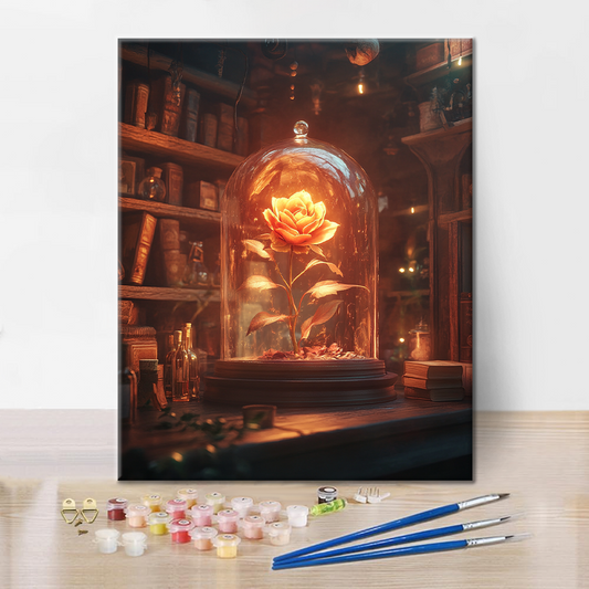 Zakletá Růže - Malování podle Čísel