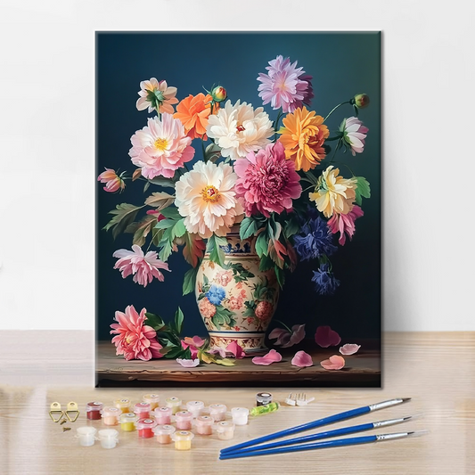 Květy Bez Času - Malování podle Čísel