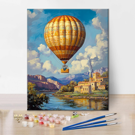 Horkovzdušný Balón - Malování podle Čísel