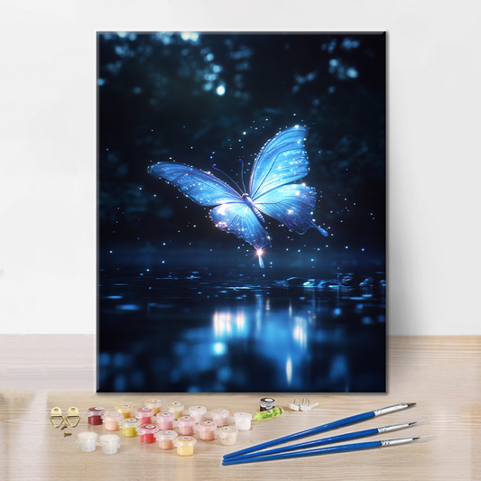 Bioluminiscence v Měsíčním Svitu - Malování podle Čísel