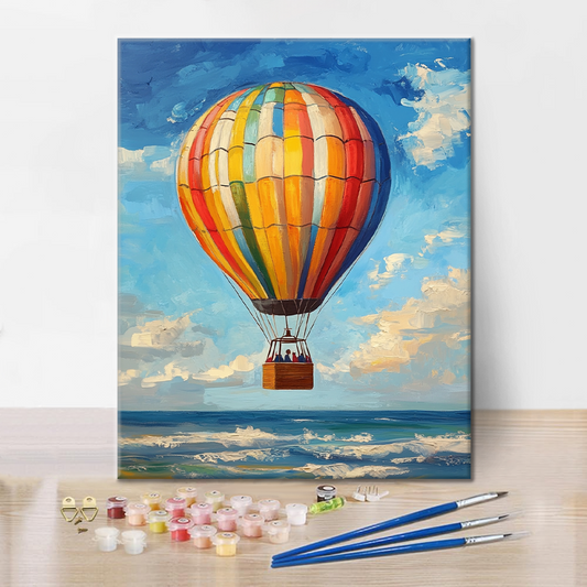 Oceánské Balóny - Malování podle Čísel