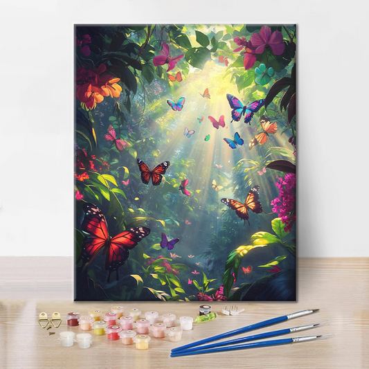 Valčík v Deštném Pralese - Malování podle Čísel