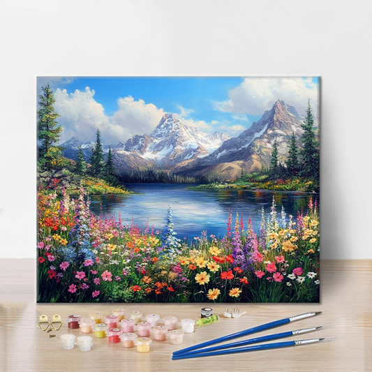 Scénické Kvetení - Malování podle Čísel