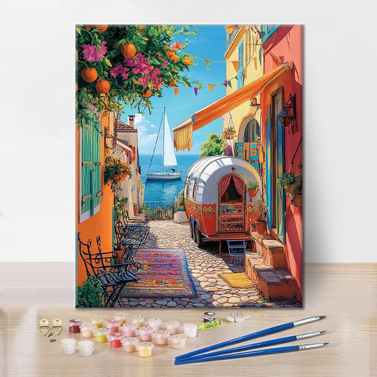 Pobřeží - Malování podle Čísel