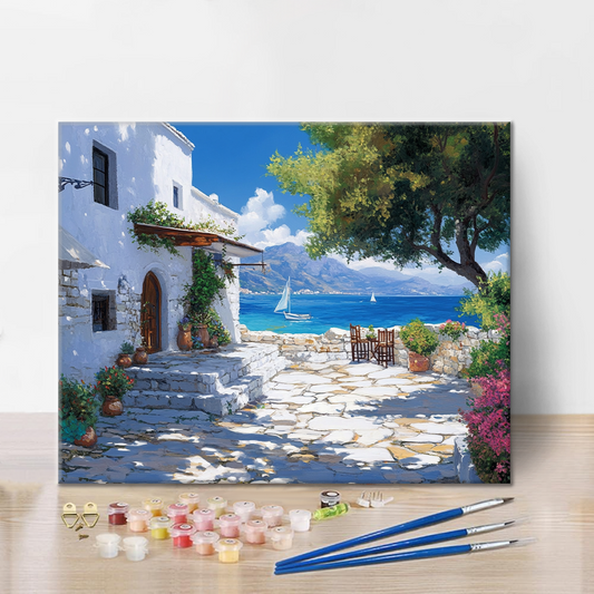 Přímořský Útulek - Malování podle Čísel