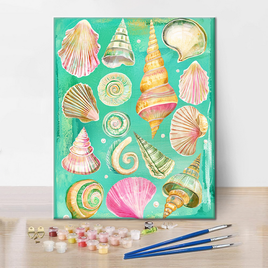 Mušle a Ulita - Malování podle Čísel